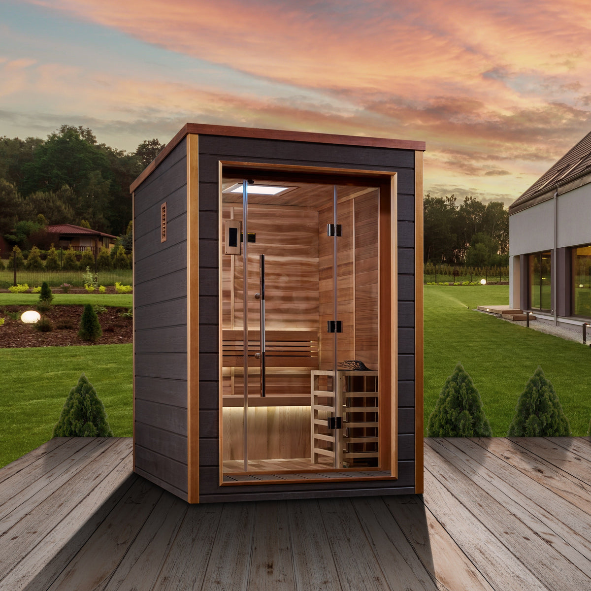 Traditional Outdoor Sauna | Golden Designs