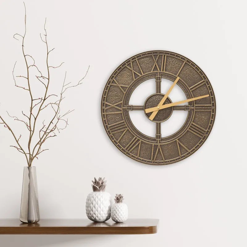Whitehall outdoor clock displayed in an outdoor living setting