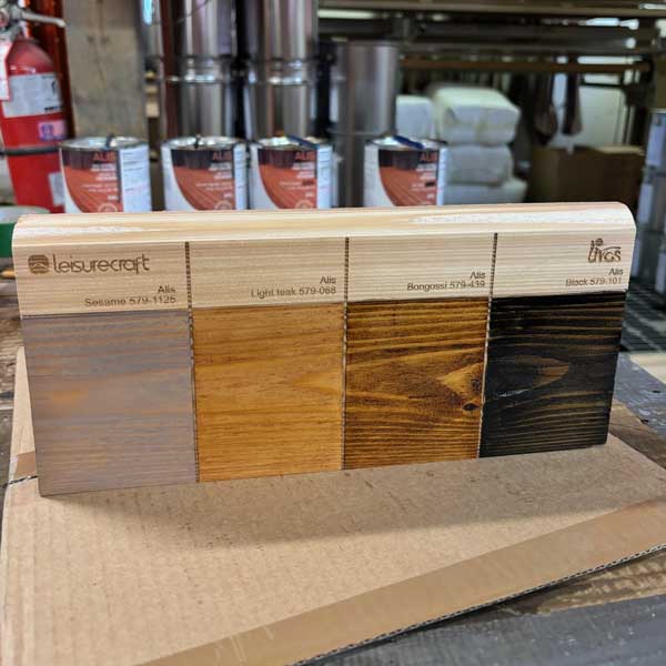 Cedar sauna wood care