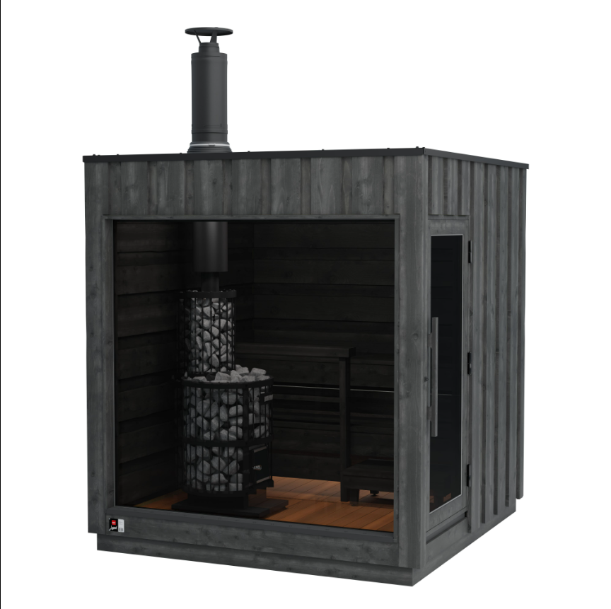 Harvia Legend Sauna Cabin with Virta 10.5kW or Legend 240 Wood-Burning Heater | 14-SHL3410