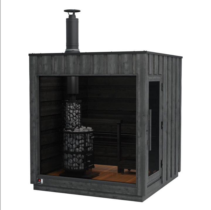 Harvia Legend Sauna Cabin with Virta 10.5kW or Legend 240 Wood-Burning Heater | 14-SHL3410