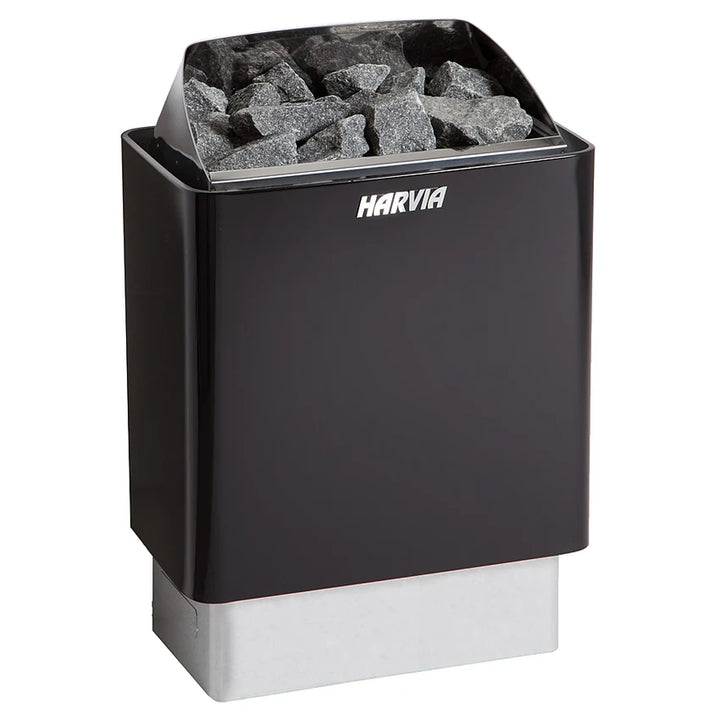 Harvia Black KIP80W 8.0kw KIP Electric Sauna Heater | 240V 1-Ph | JH80W2401MI