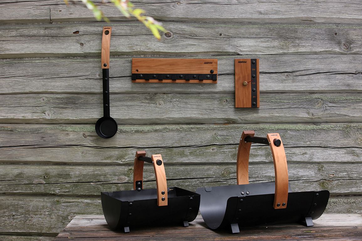 Curated sauna accessories