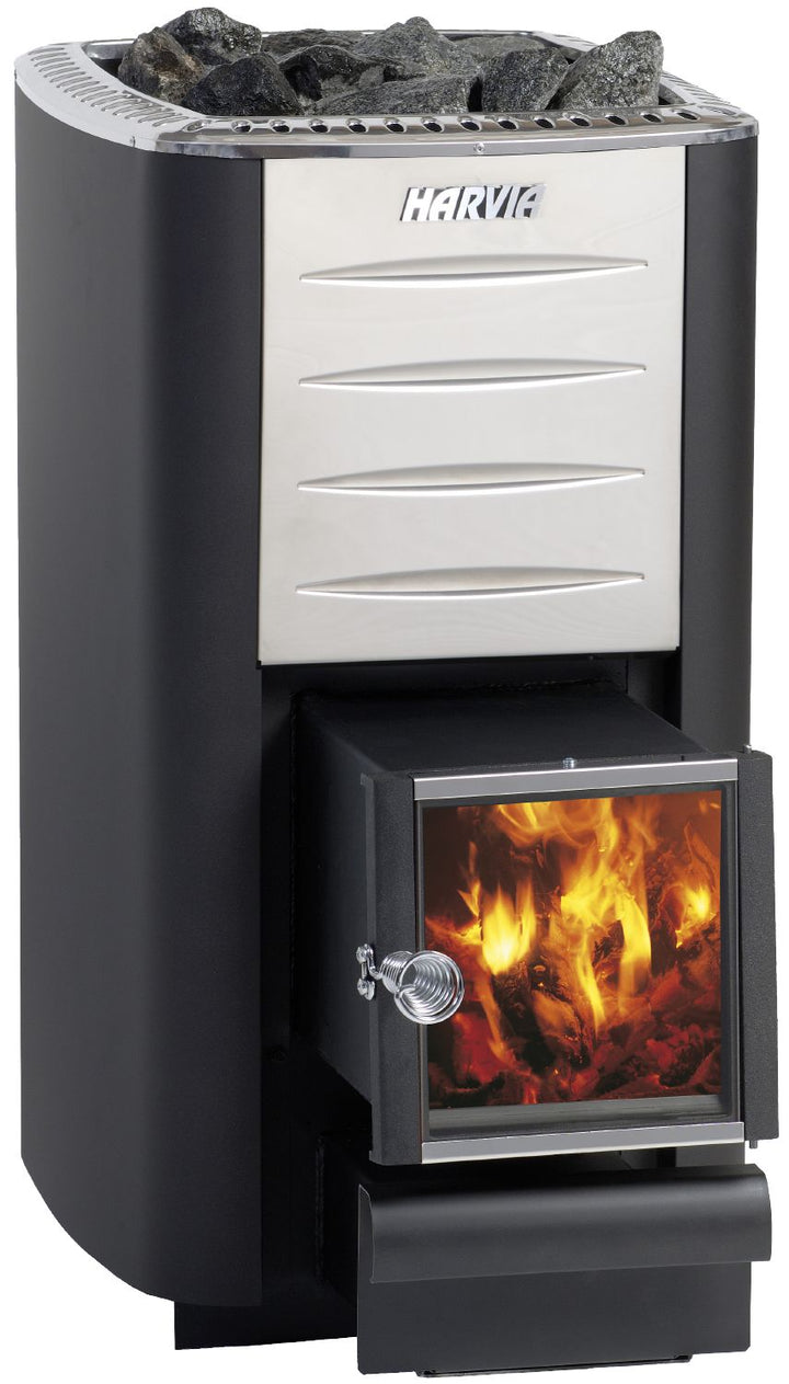 Harvia M3 SL Wood Burning Heater | External Feed | WKM3SL