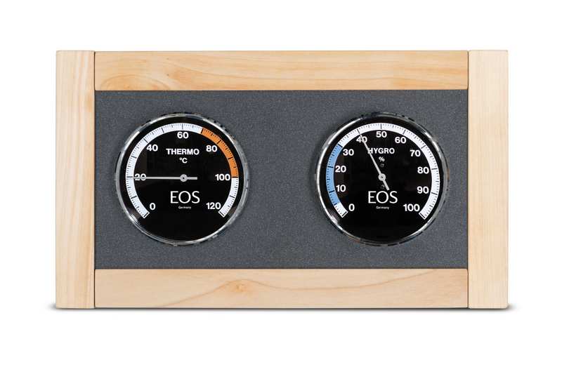 Sauna thermometer and climate station