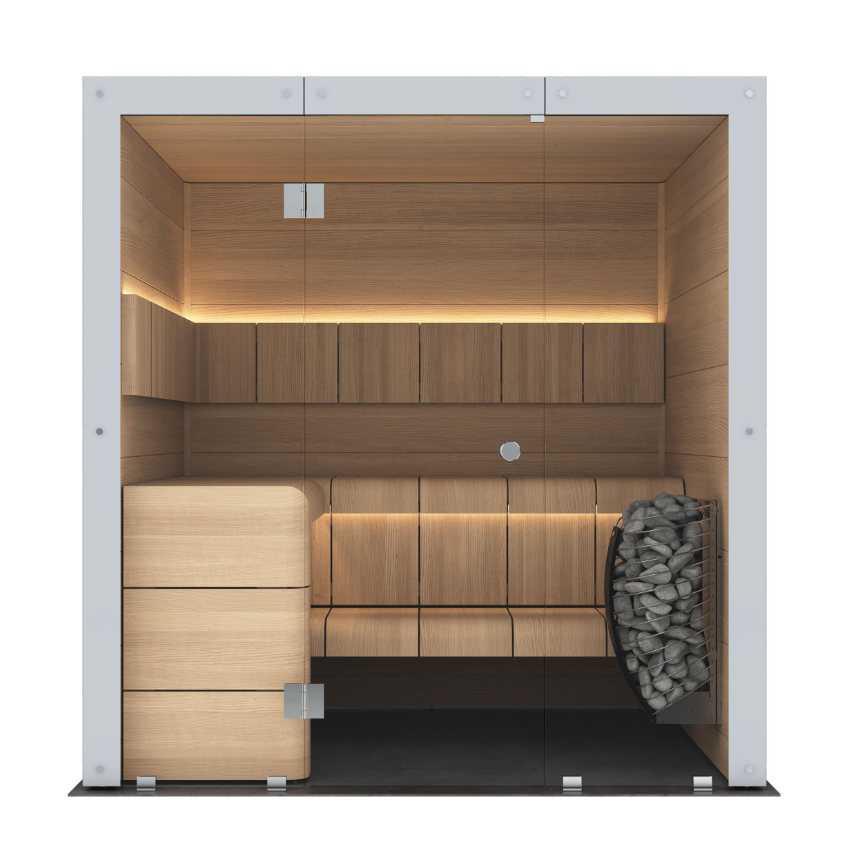 Harvia Ventura Sauna Cabin with Virta Wi-Fi Heater | 14-SHV