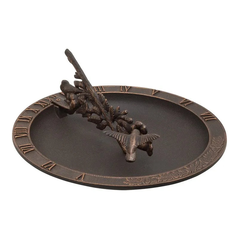 Whitehall Hummingbird Birdbath Sundial