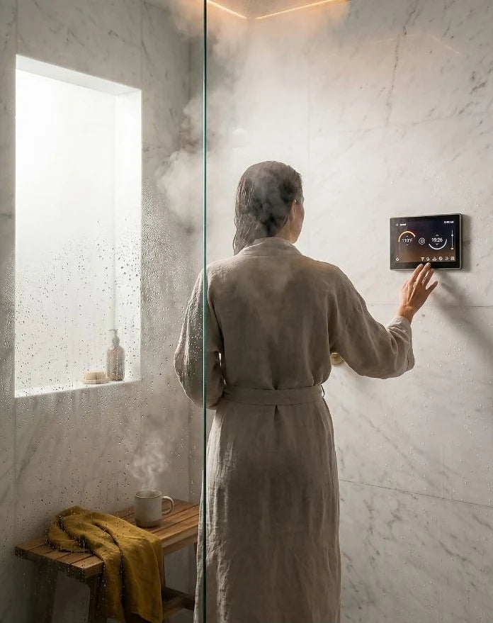 ThermaSol luxury digital steam shower