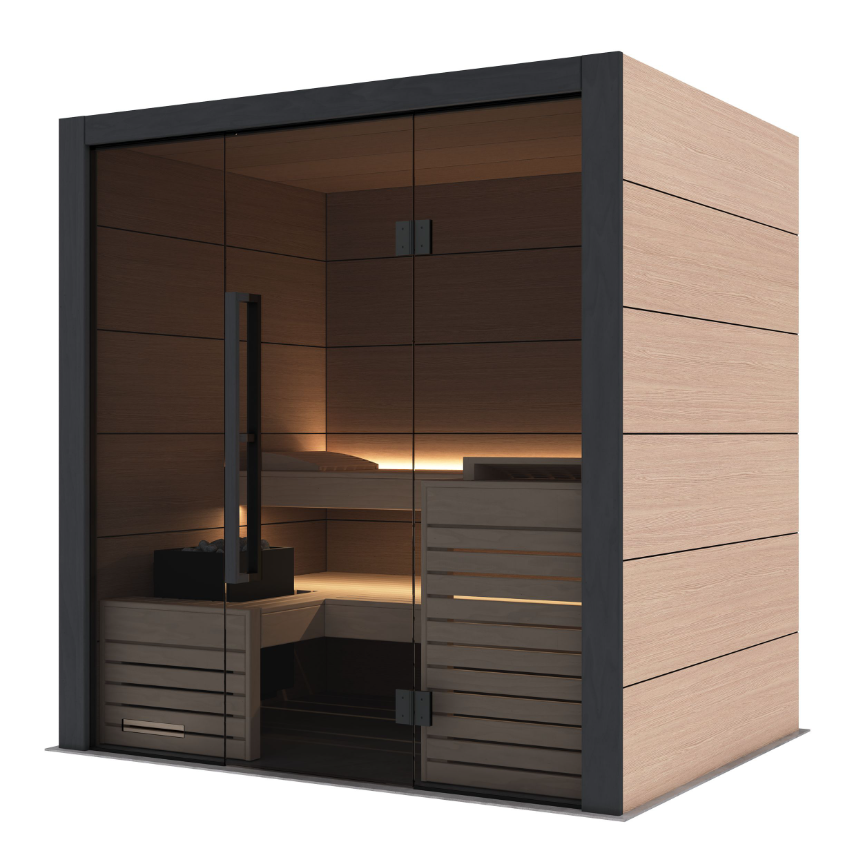 Harvia Fuji Sauna Cabin Oak with Virta Heater | 14-1-053